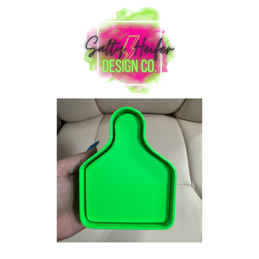 Cow tag insert blank