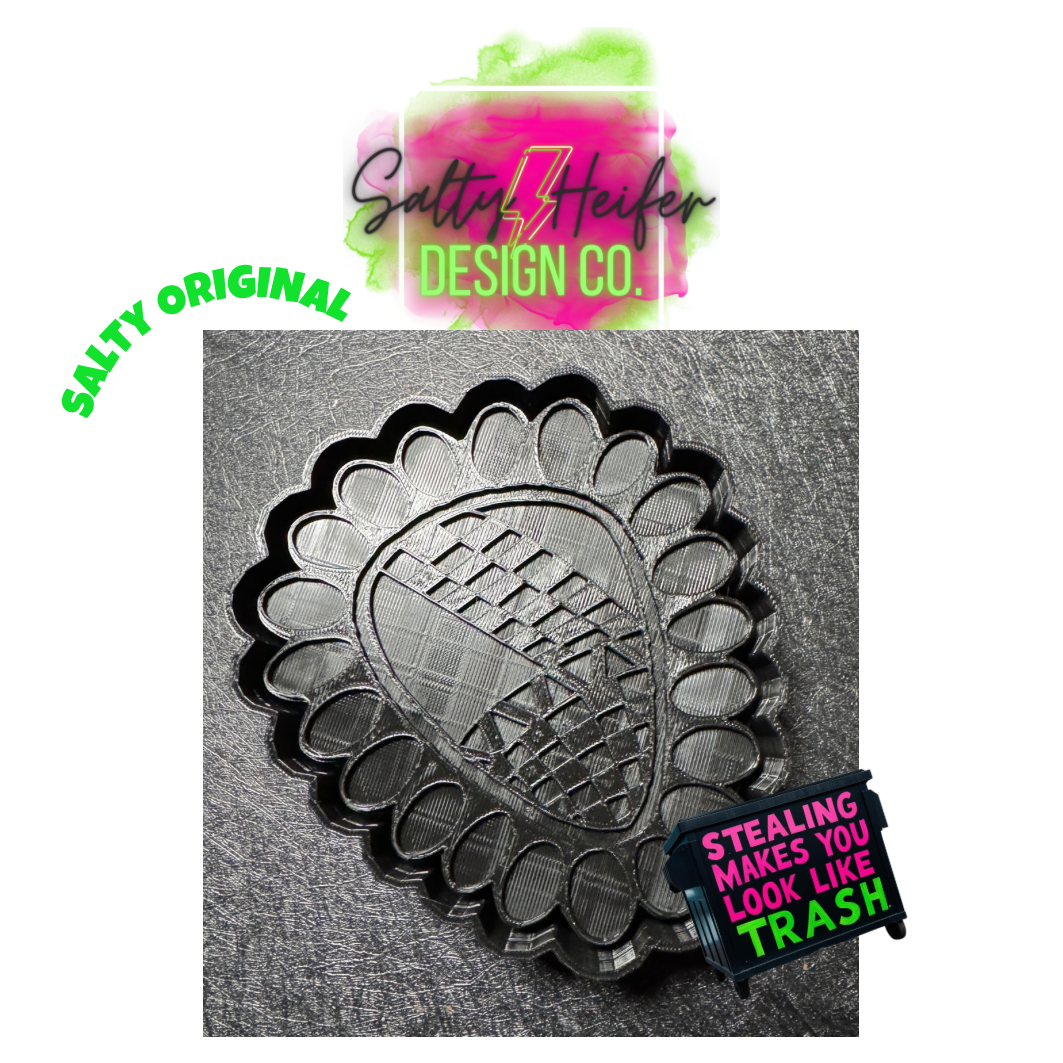 Checker concho mold