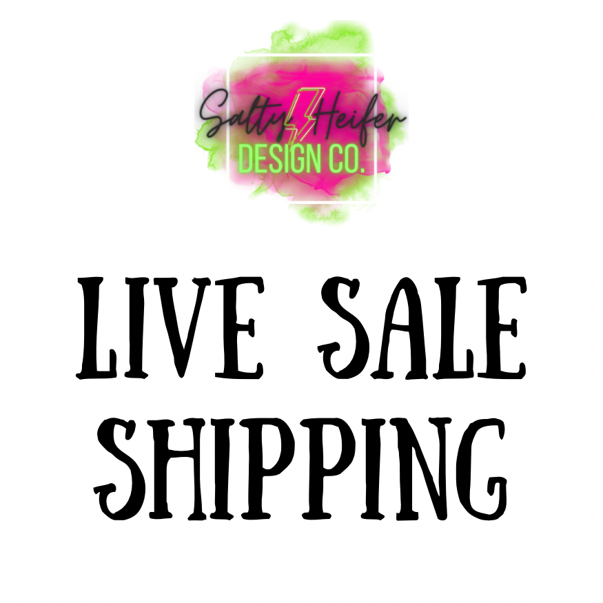 Live Sale shipping