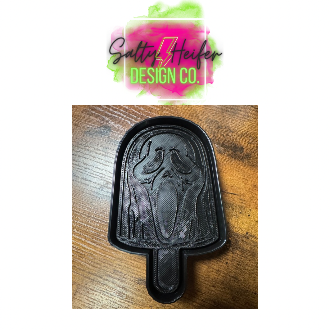 Ghost popsicle mold