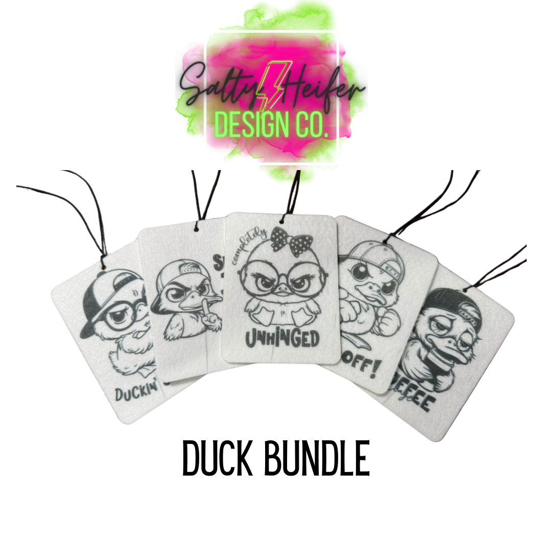 Unscented felt fresheners